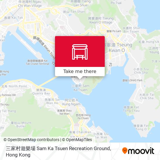 三家村遊樂場 Sam Ka Tsuen Recreation Ground map