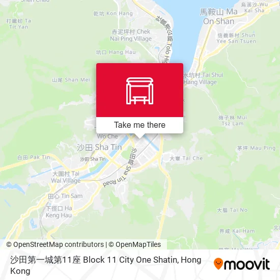 沙田第一城第11座 Block 11 City One Shatin地圖