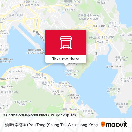 油塘(崇德圍) Yau Tong (Shung Tak Wai) map