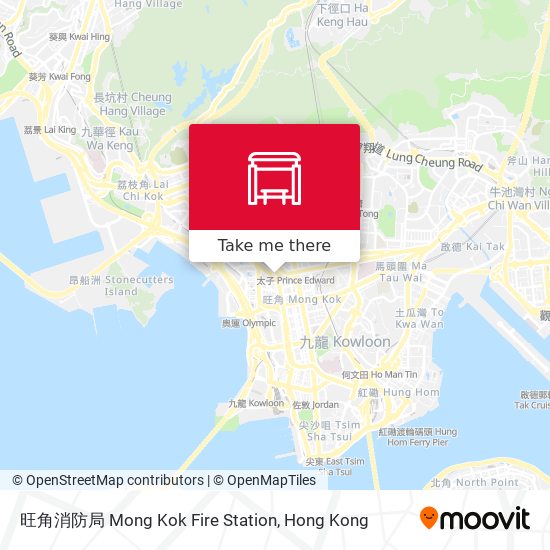 旺角消防局 Mong Kok Fire Station map