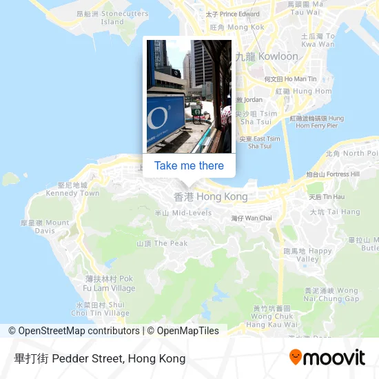 畢打街 Pedder Street地圖