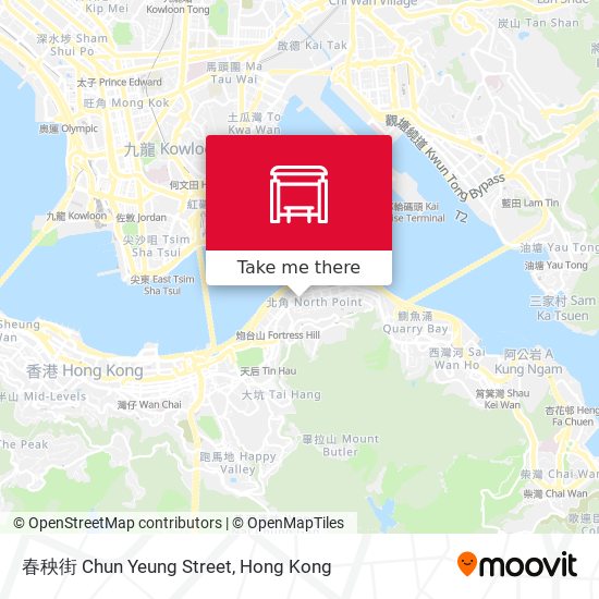 春秧街 Chun Yeung Street map