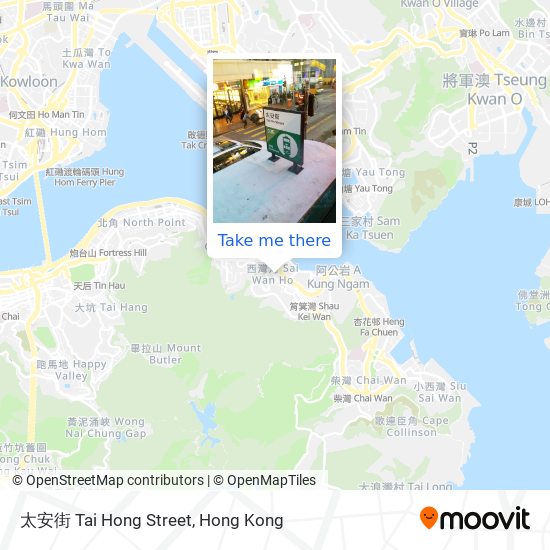 太安街 Tai Hong Street map