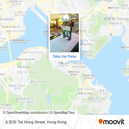 太安街 Tai Hong Street map