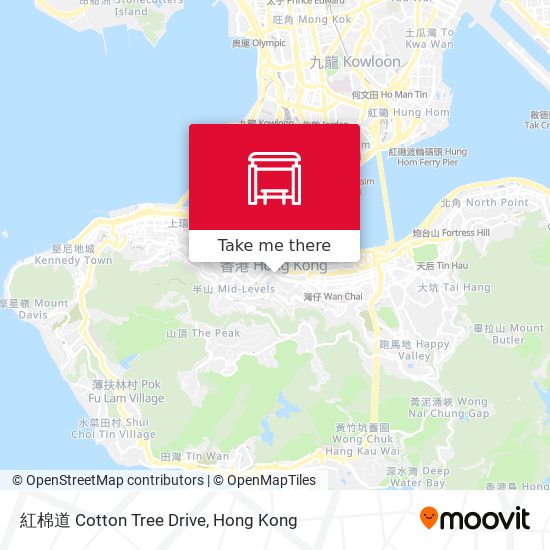 紅棉道 Cotton Tree Drive map