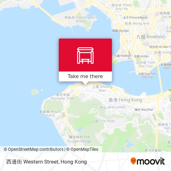 西邊街 Western Street map