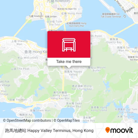 跑馬地總站 Happy Valley Terminus地圖