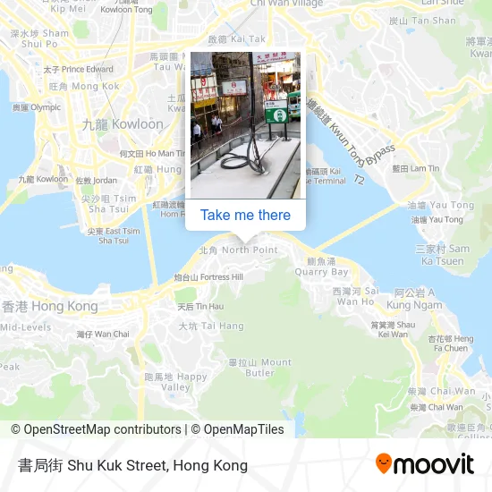 書局街 Shu Kuk Street map