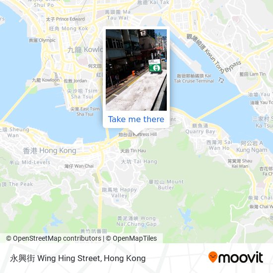 永興街 Wing Hing Street map