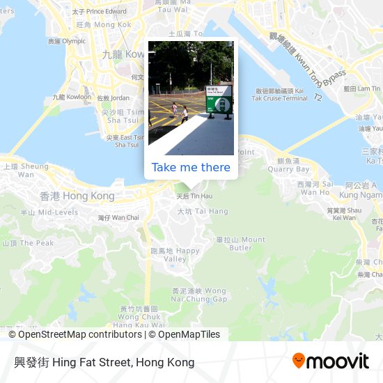 興發街 Hing Fat Street map