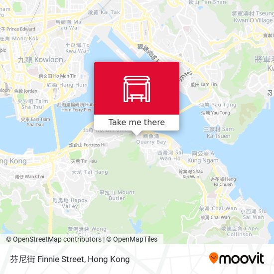 芬尼街 Finnie Street map