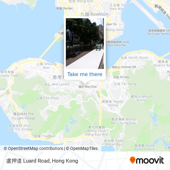 盧押道 Luard Road map
