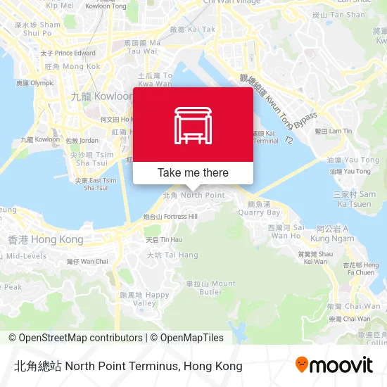 北角總站 North Point Terminus map
