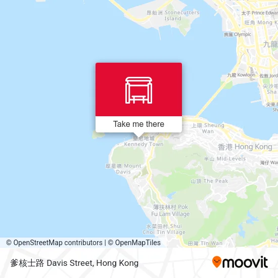 爹核士路 Davis Street map