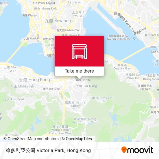 維多利亞公園 Victoria Park map
