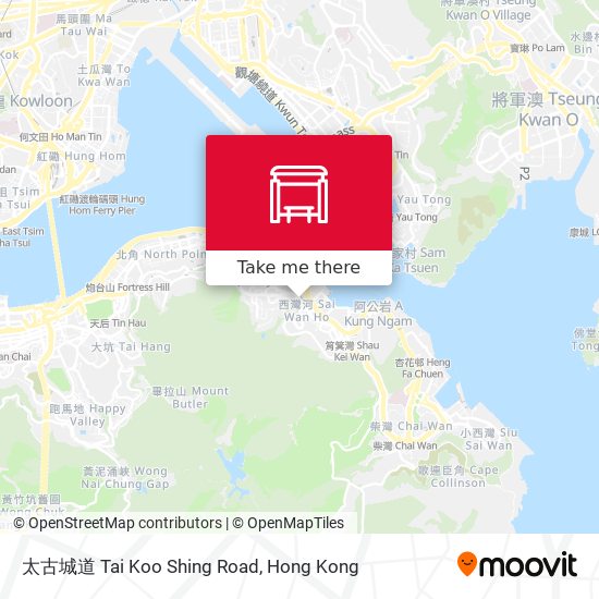 太古城道 Tai Koo Shing Road map