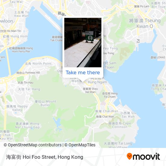 海富街 Hoi Foo Street map