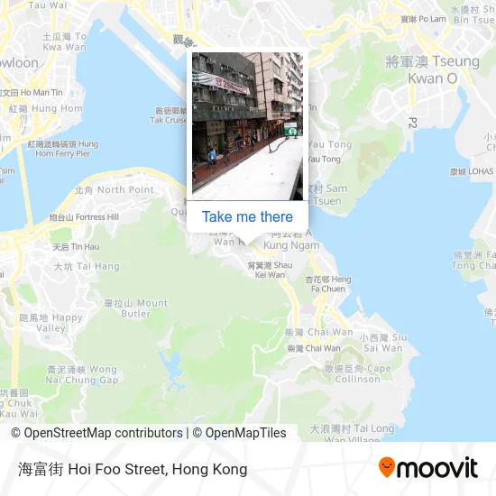 海富街 Hoi Foo Street map