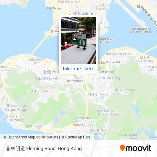 菲林明道 Fleming Road map