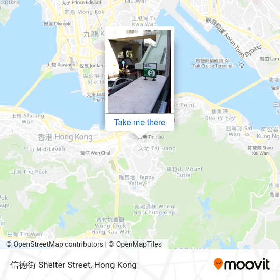 信德街 Shelter Street地圖