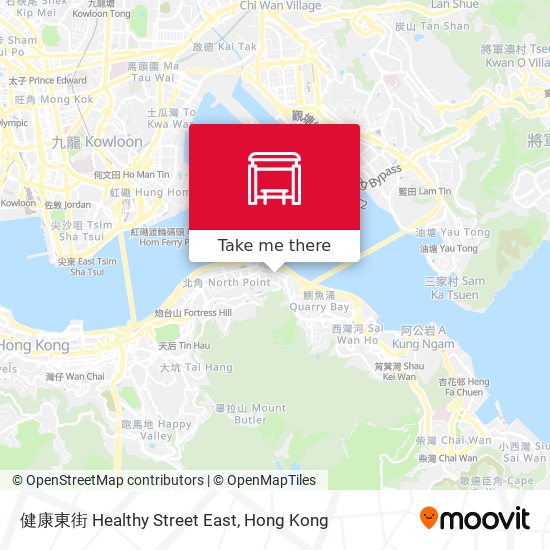 健康東街 Healthy Street East map
