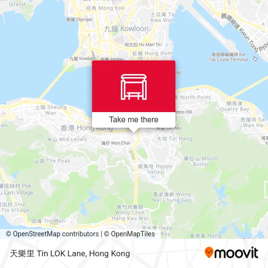 天樂里 Tin LOK Lane map
