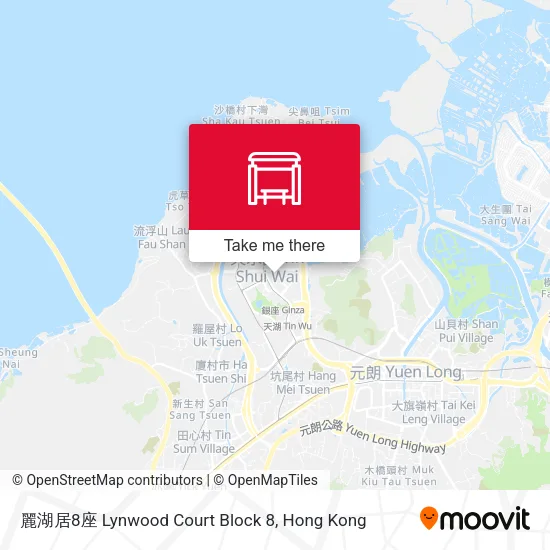 麗湖居8座 Lynwood Court Block 8 map