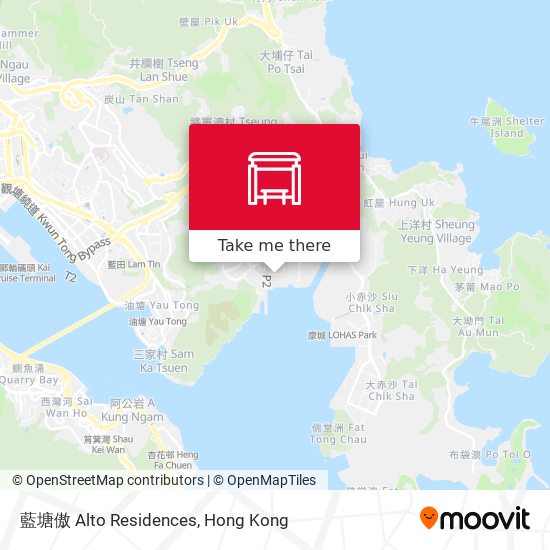 藍塘傲 Alto Residences map