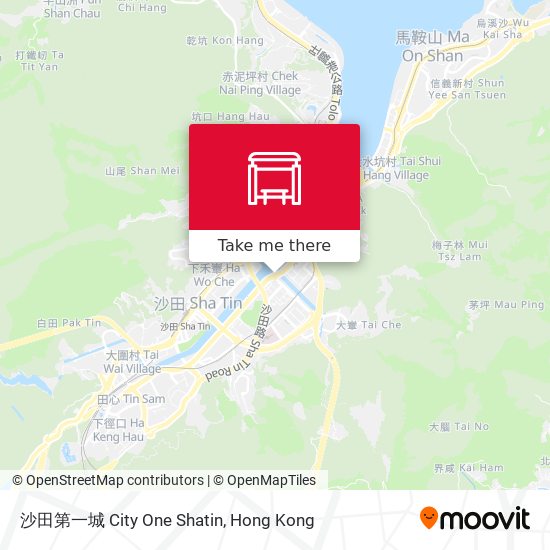 沙田第一城 City One Shatin map