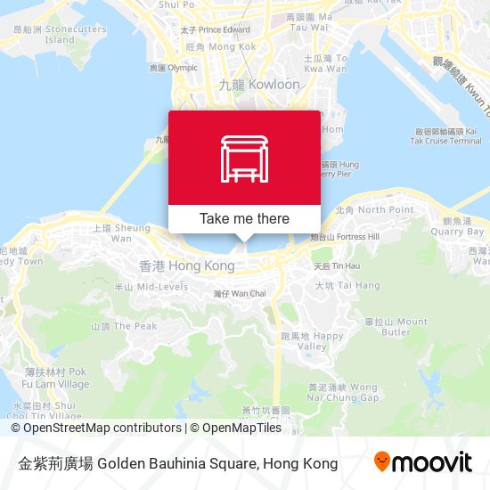 金紫荊廣場 Golden Bauhinia Square map