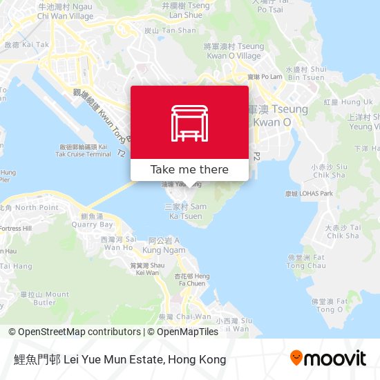鯉魚門邨 Lei Yue Mun Estate map
