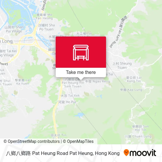 八鄉八鄉路 Pat Heung Road Pat Heung地圖