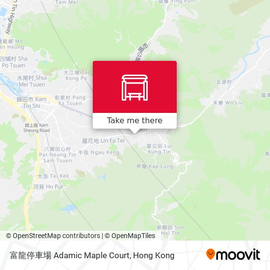 富龍停車場 Adamic Maple Court地圖