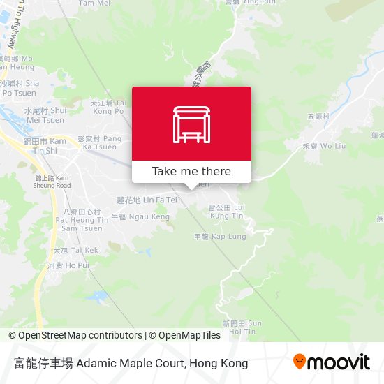 富龍停車場 Adamic Maple Court map