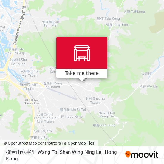 橫台山永寧里 Wang Toi Shan Wing Ning Lei map