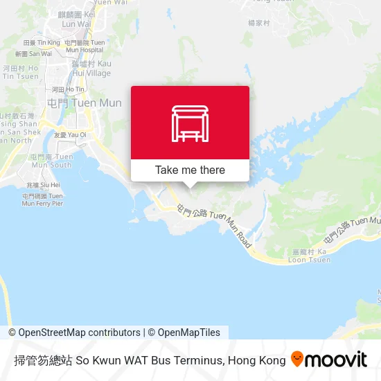 掃管笏總站 So Kwun WAT Bus Terminus map