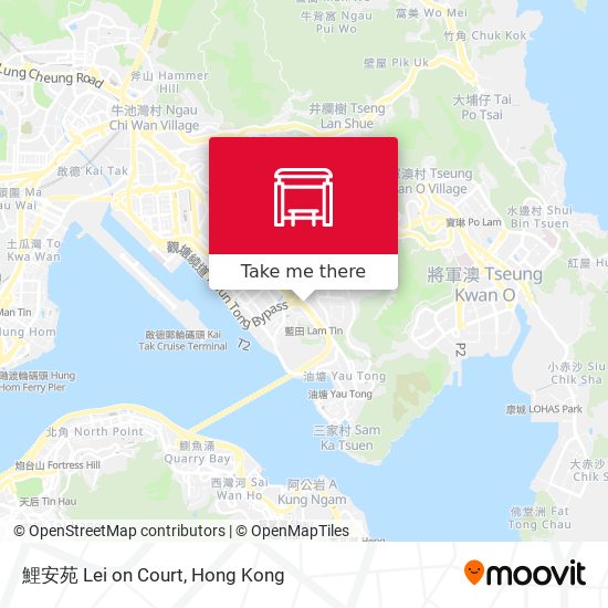 鯉安苑 Lei on Court map