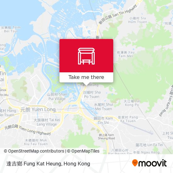 逢吉鄉 Fung Kat Heung map