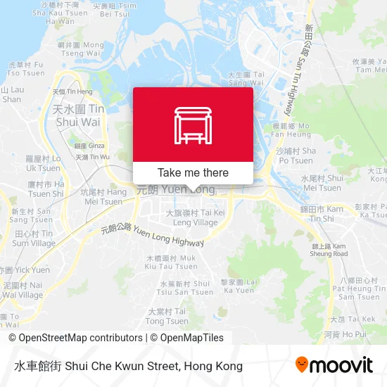 水車館街 Shui Che Kwun Street地圖