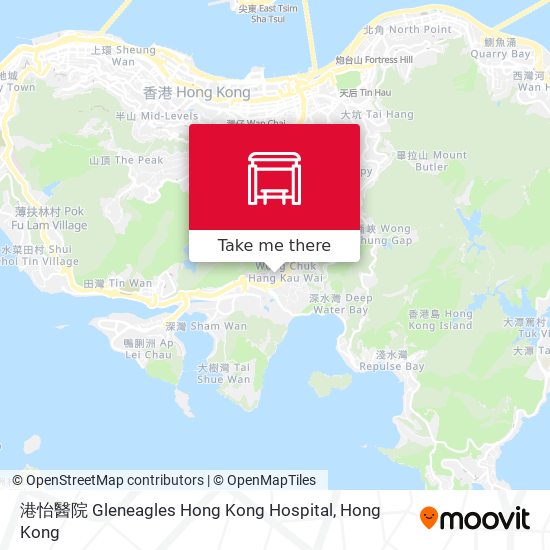 港怡醫院 Gleneagles Hong Kong Hospital map