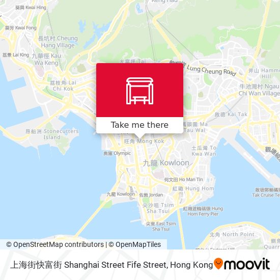 上海街快富街 Shanghai Street Fife Street map