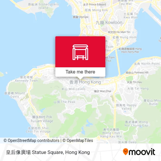 皇后像廣場 Statue Square地圖