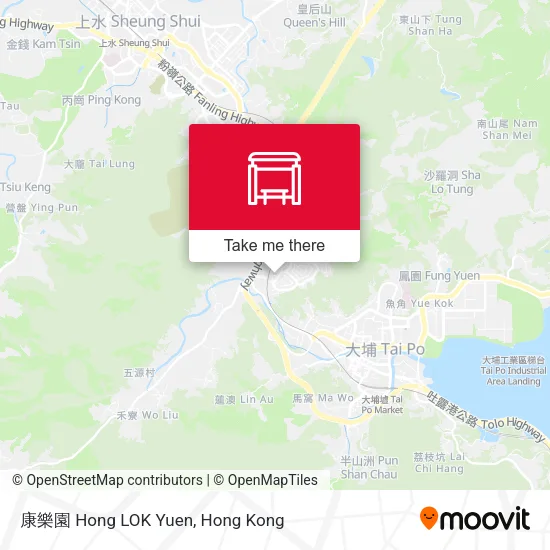 康樂園 Hong LOK Yuen map