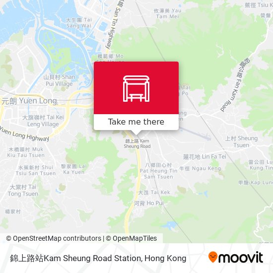 錦上路站Kam Sheung Road Station map
