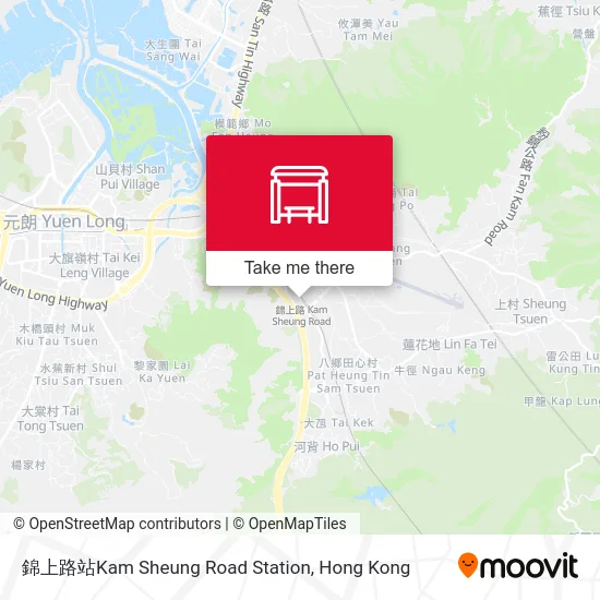 錦上路站Kam Sheung Road Station map
