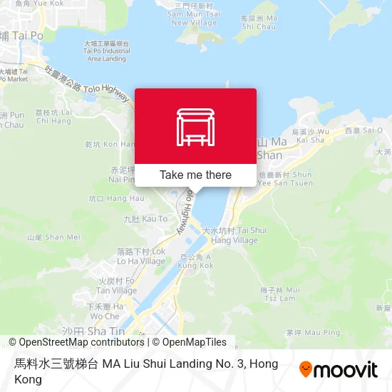 馬料水三號梯台 MA Liu Shui Landing No. 3地圖