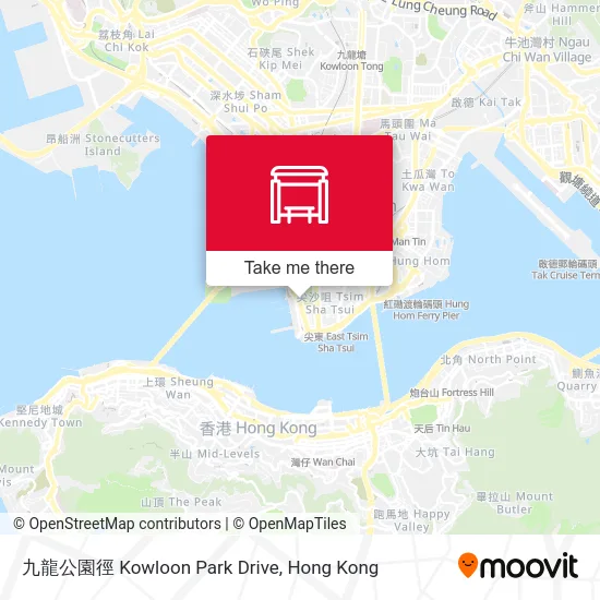 九龍公園徑 Kowloon Park Drive map