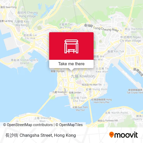 長沙街 Changsha Street map
