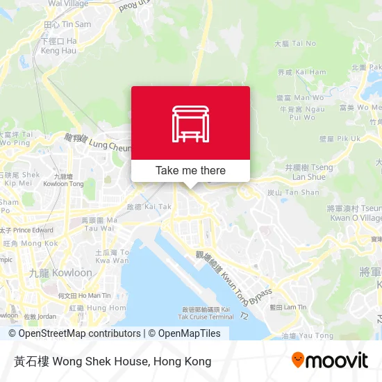 黃石樓 Wong Shek House map