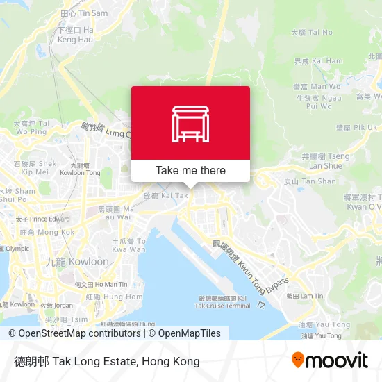 德朗邨 Tak Long Estate地圖